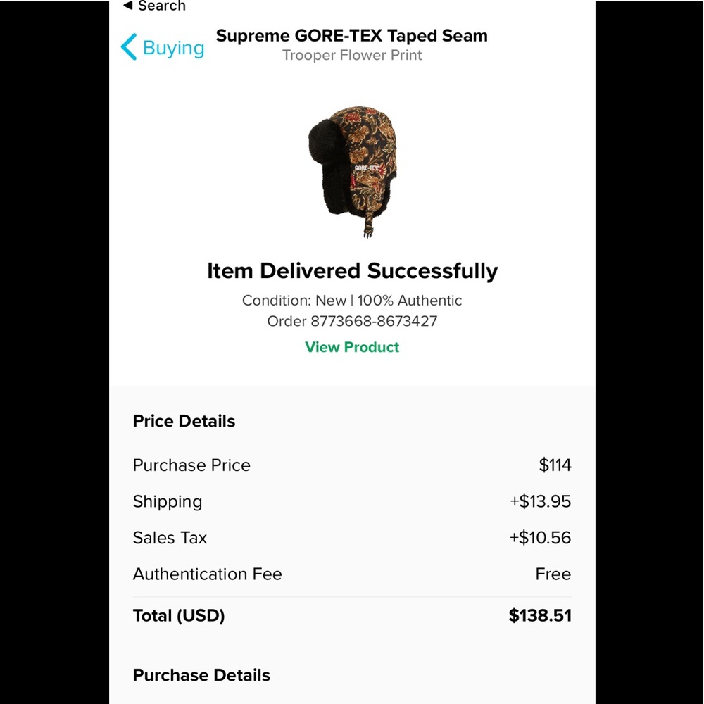 Supreme trooper flower print